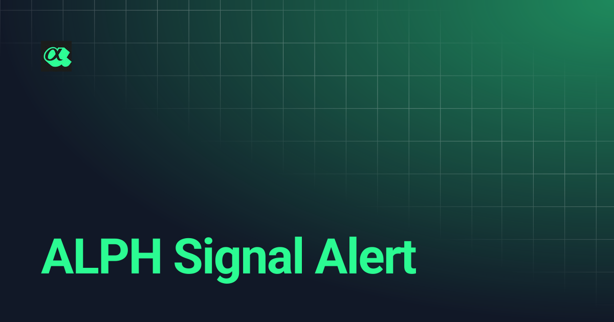 ALPH Signal Alert | Alph AI